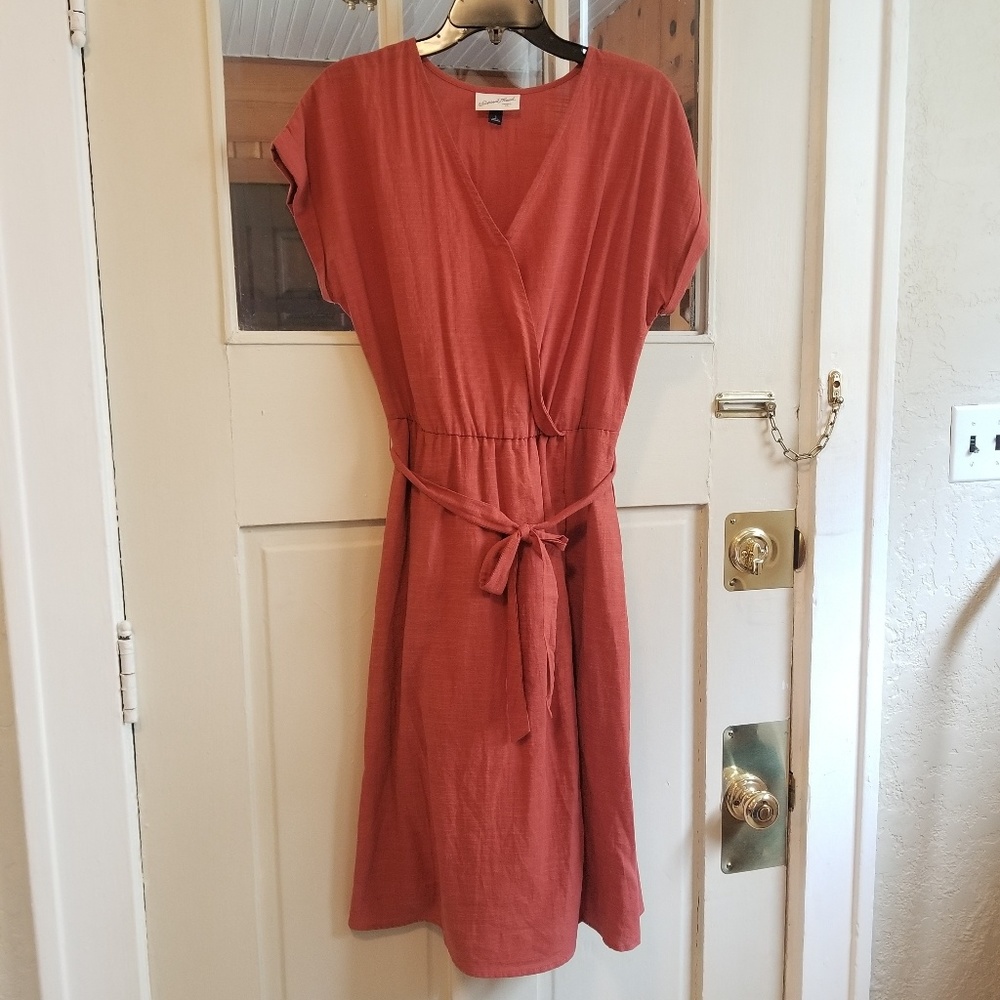 Dark Orange Dress